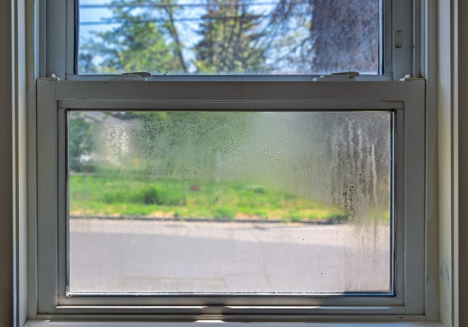 A,Broken,Thermal,Seal,In,A,Window,,Also,Known,As